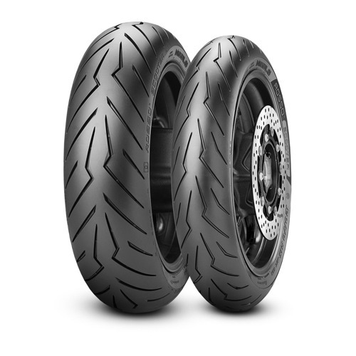 Foto pneumatico: PIRELLI, DIABLO ROSSO SCOOTER FRONT 110/70 R12 47P Estive